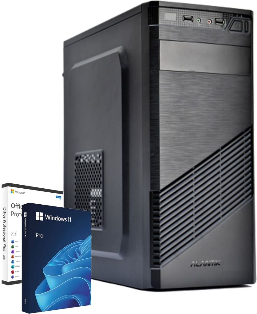 eXtremeBit PC Computer Assemblato Intel i7-6700 Ram 16GB SSD 1TB DVD-RW Windows 11 Office