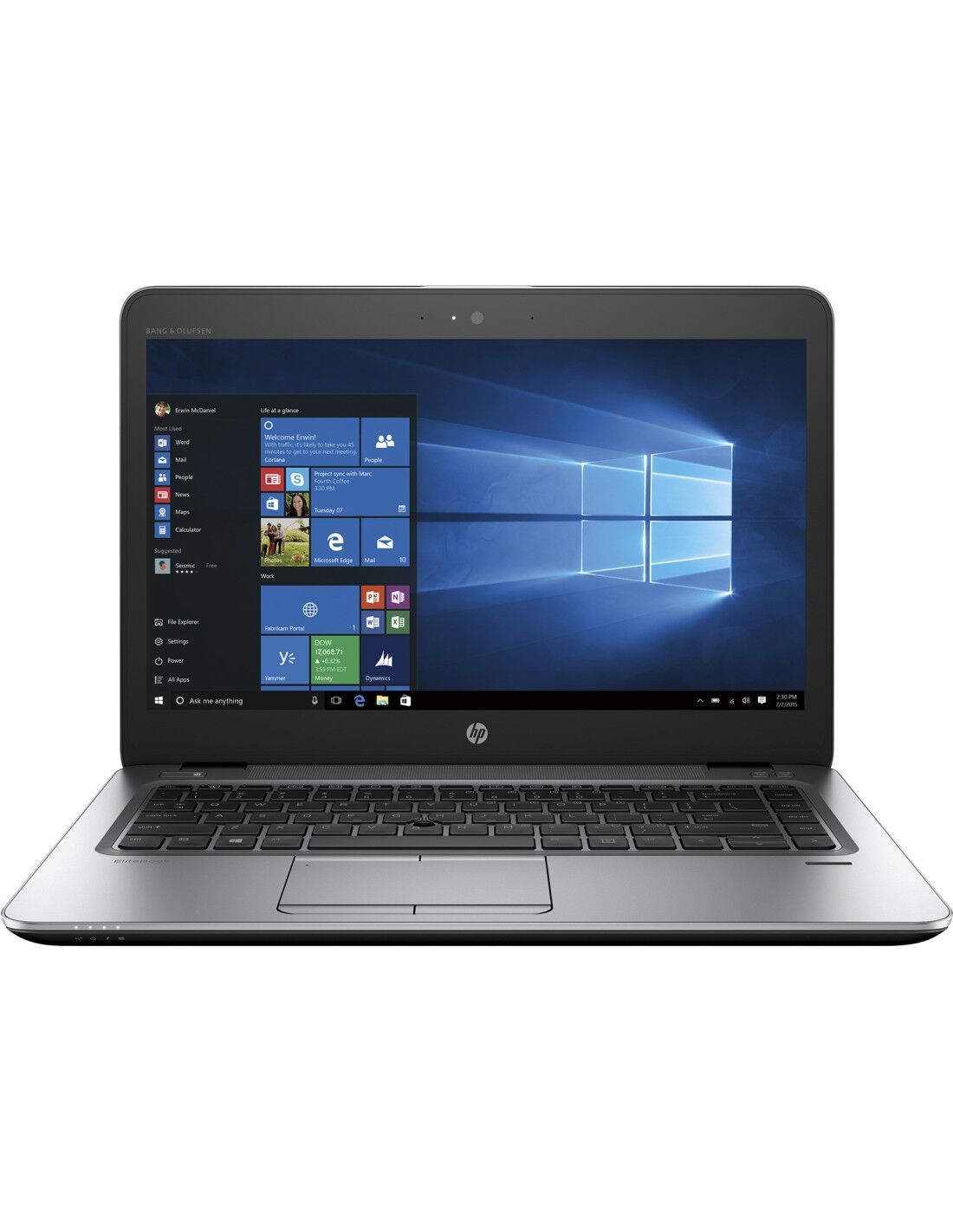 notebook pc portatile ricondizionato hp elitebook 840 g4 14 core i5-7200u ram 16gb ssd 480gb webcam freedos