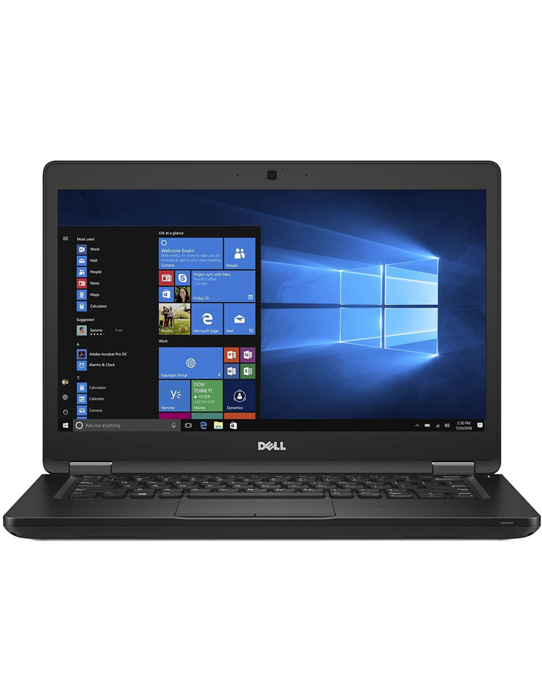 Notebook PC Portatile Ricondizionato Dell Latitude 5480 14" Intel i5-7300U Ram 8GB SSD 240GB Webcam Freedos