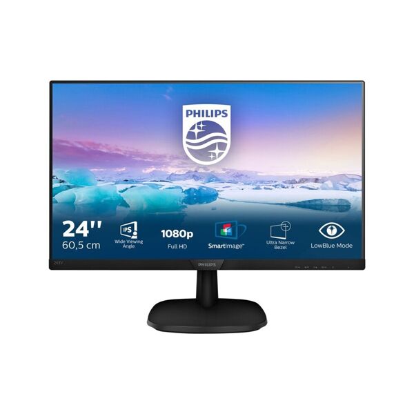 monitor 24 philips 243v7qdsb/00 led ips full hd 16:9 hdmi vga dvi