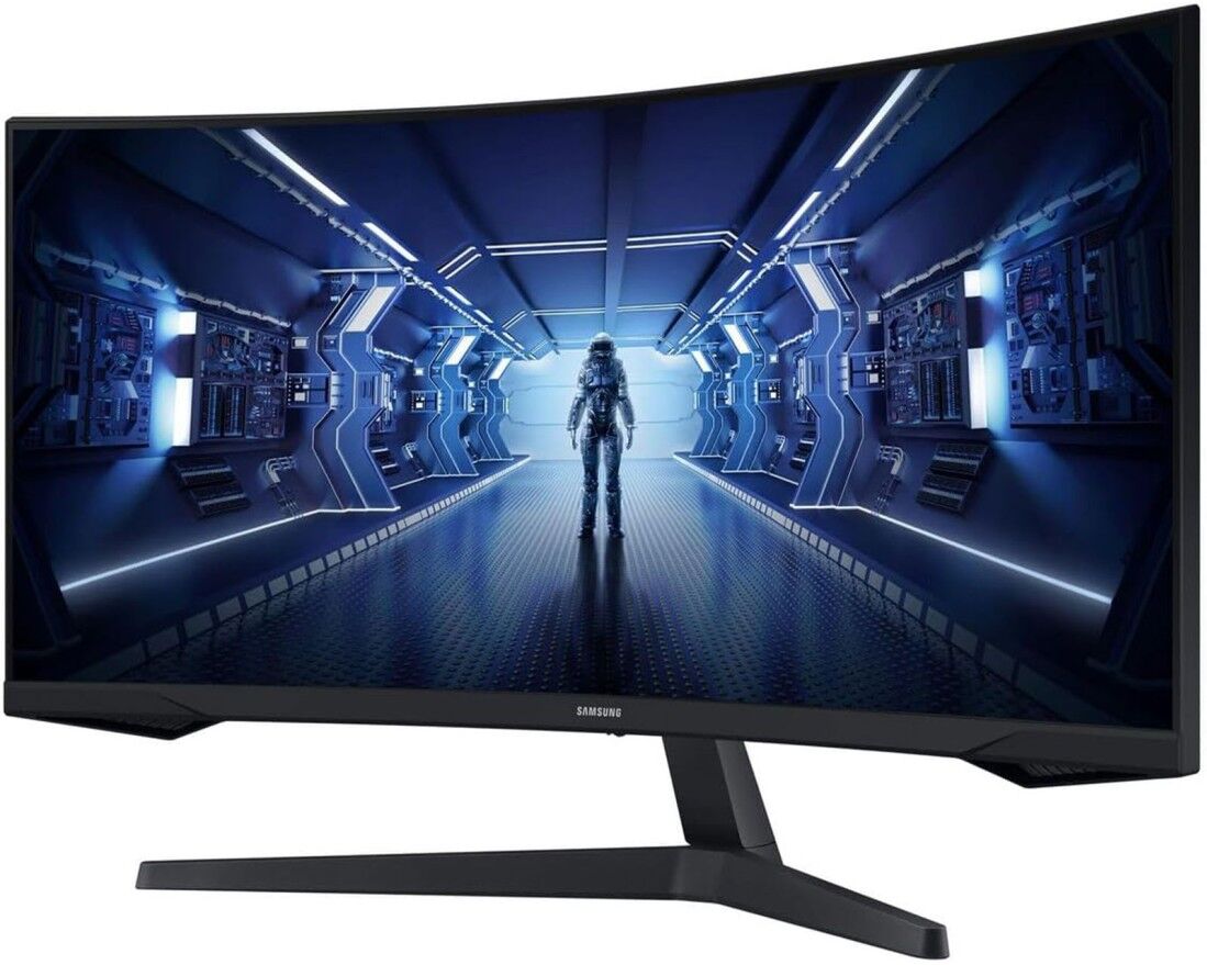 Samsung Odyssey G5 C34G55TWWP Monitor Gaming Curvo 34" Ultra WQHD 165Hz 1ms