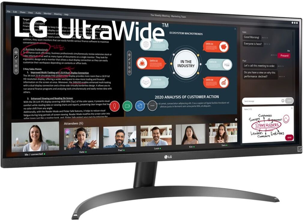 LG 29WP500-B Monitor UltraWide 29" 21:9 Full HD IPS 75 Hz