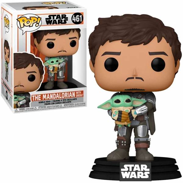 funko pop 461 the mandalorian with grocu