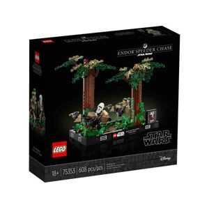 75353 Lego Star Wars Diorama Inseguimento Con Lo Speeder Su Endor