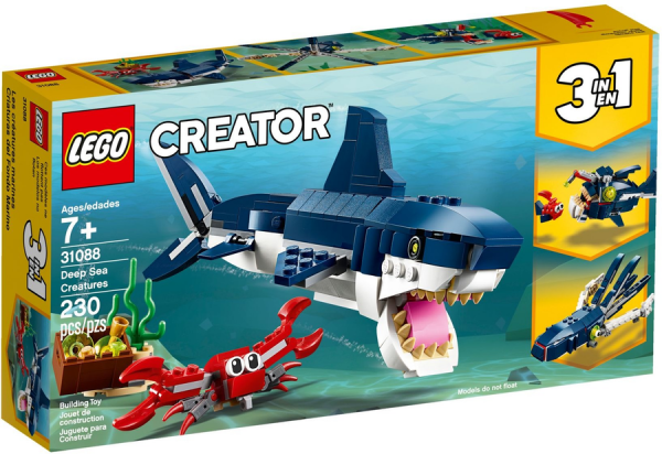 31088 Lego Creator Creature Degli Abissi