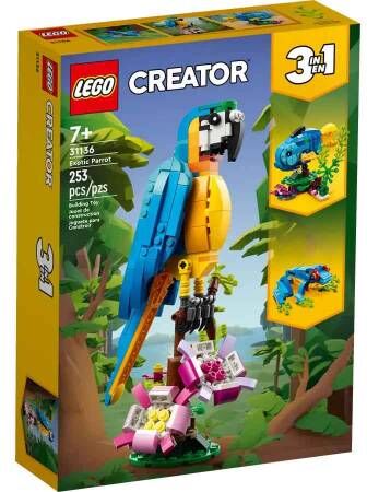 31136 Lego Creator 3 In 1 Pappagallo Esotico