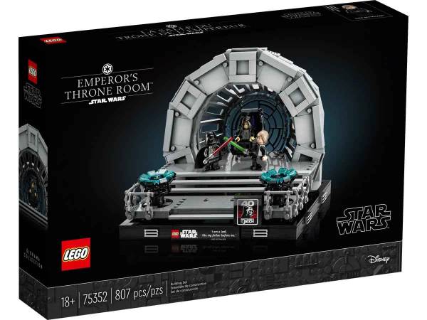 75352 Lego Star Wars Diorama Sala Del Trono Dell’imperatore
