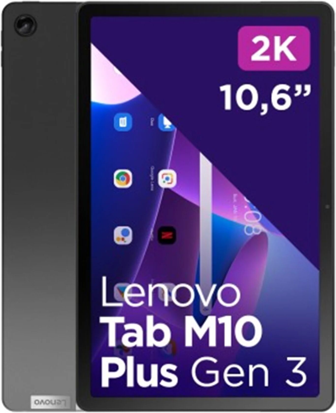 Lenovo Tab M10 Plus (3rd Gen) 2023 10.61 2k Qualcomm Snapdragon Sdm680/4gb/128gb/qualcomm Adreno 610 Gpu/android 12/grey/touch/2y Warranty