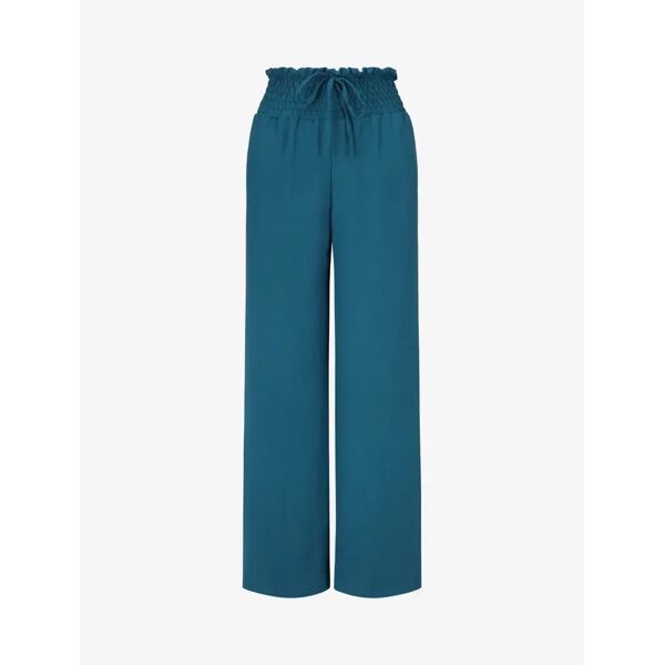 stand-prive.com pantaloni larghi con elastico in vita blu canard 36
