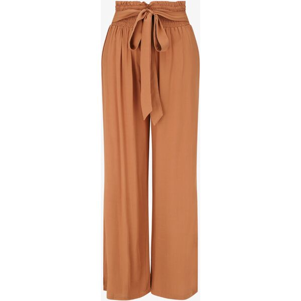 stand-prive.com pantaloni fluidi con elastico in vita camel 36