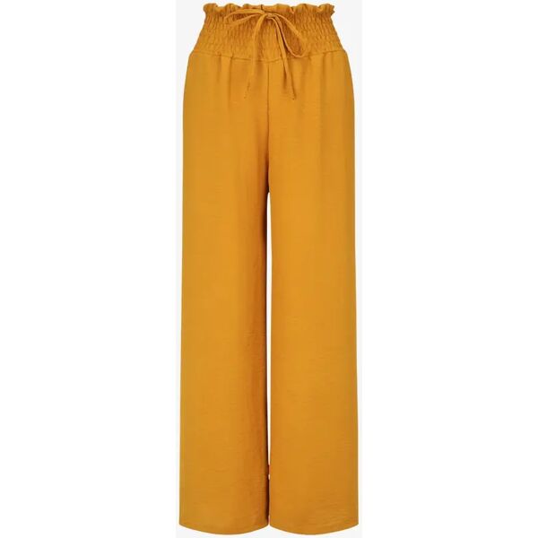 stand-prive.com pantaloni larghi con elastico in vita giallo moutarde 36