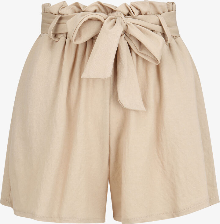 Stand-prive.com Shorts svasati a vita alta beige 36