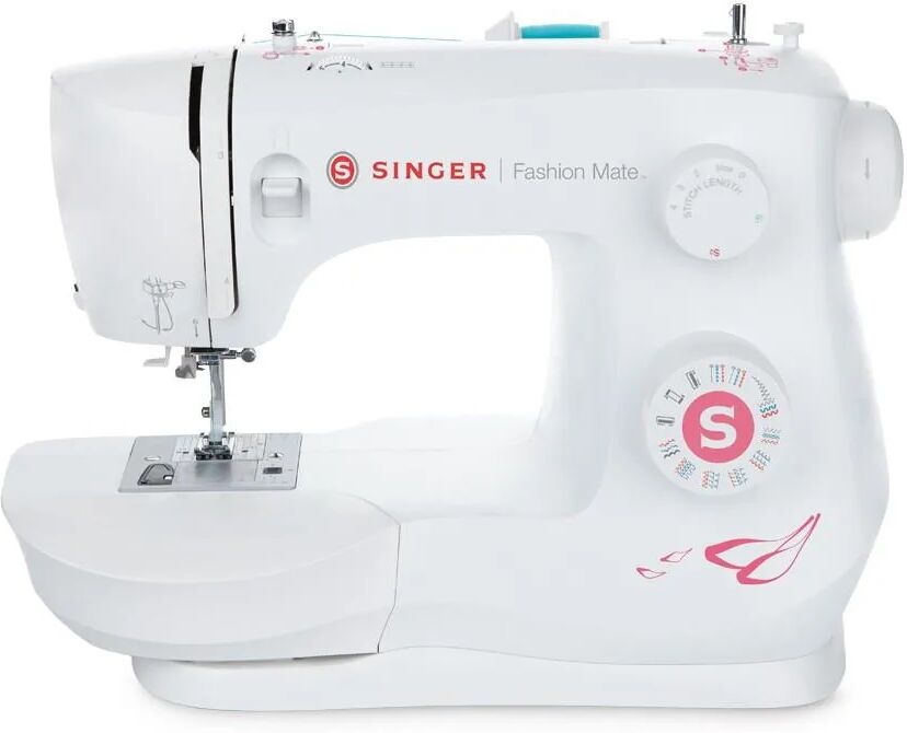 Singer 3333 Macchina Da Cucire Fashion Mate Bianco E Rosso