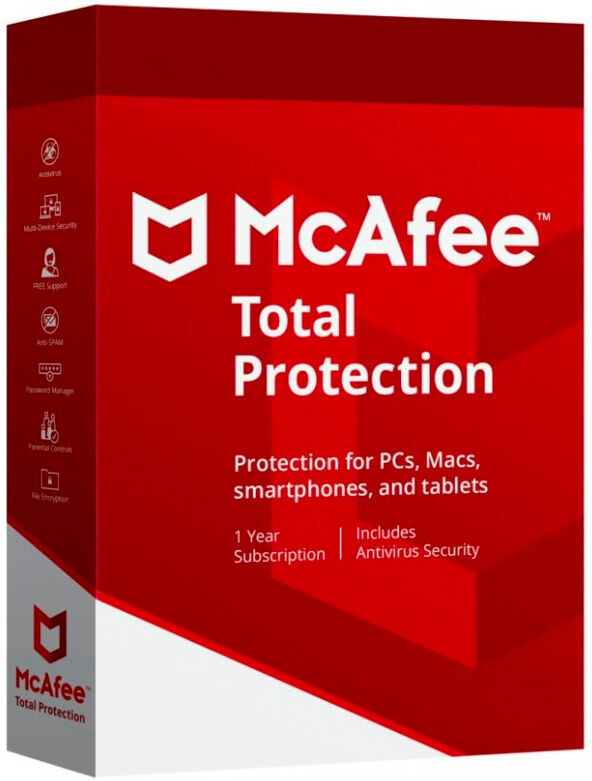 McAfee Total Protection - 5 - 1 Anno