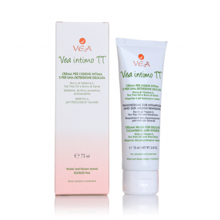 VEA Intimo TT - Crema per Igiene Intima Detersione Delicata con Vitamina E 75ml