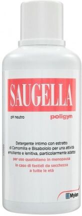 SAUGELLA Poligyn 500 ml taglio prezzo - Detergente Intimo Emolliente e Lenitivo