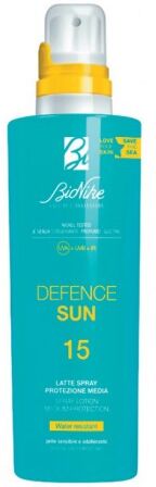 Bionike Defence Sun Latte Spray SPF15 formula ecocompatibile 200 ml