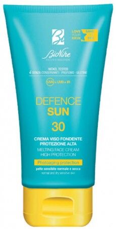 Bionike Defence Sun SPF30 Crema viso fondente alta protezione pelle secca 30 50 ml