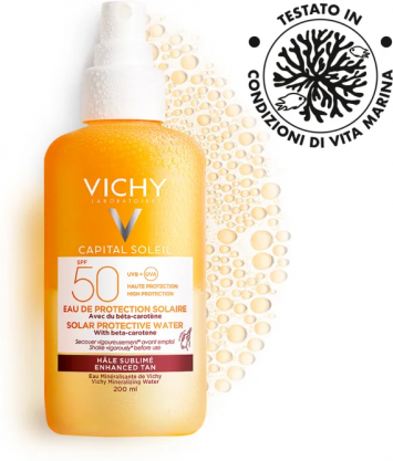 Vichy Capital Soleil Acqua Solare con Beta-Carotene SPF 50 200 ml