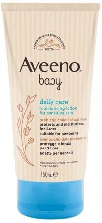 aveeno baby lozione idratante per la cura quotidiana per pelli sensibili 150 ml