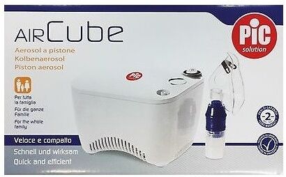 PIC Solution Air Cube Aerosol a pistone veloce e compatto