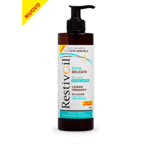 RESTIVOIL Extra Delicato 400ml - Shampoo per Capelli Normali e Delicati