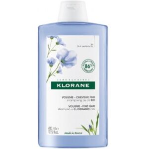 Klorane Shampoo volumizzante capelli fini al lino bio 400 ml