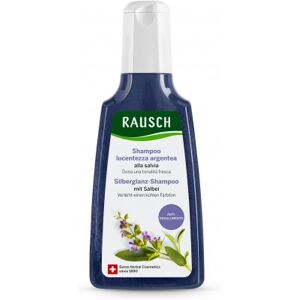 Rausch Shampoo Lucentezza Argentea alla Salvia per Capelli Bianchi e Grigi 200ml