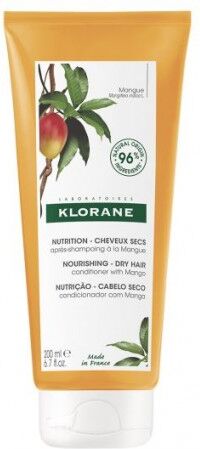 Klorane Balsamo dopo shampoo al mango per capelli leggeri nutriti e districati 200 ml