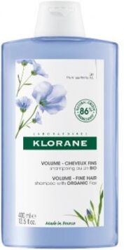 Klorane Shampoo volumizzante capelli fini al lino bio 400 ml