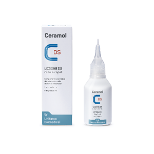 Ceramol DS Lozione riequilibrante cute e capelli per dermatite seborroica 50 ml