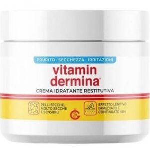 Vitamindermina Crema Idratante Restitutiva per pelle molto secca o irriatata 400 ml