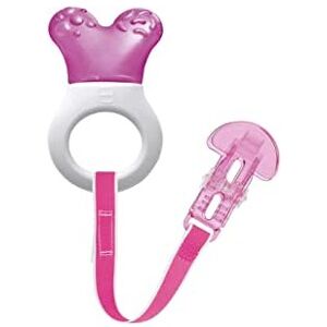 MAM Mini Cooler dentaruolo rinfrescante doppio rosa 1 pezzo