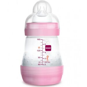 MAM Easy Start Biberon rosa per neonati 160ml