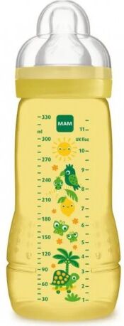 MAM Easy Active Biberon colore neutro per bambini attivi 330 ml