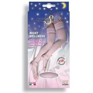 SOLIDEA BY CALZIFICIO PINELLI Solidea Night Wellness Calze notturne a compressione graduata rosa tg.2-M