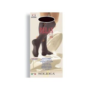 SOLIDEA BY CALZIFICIO PINELLI Solidea Relax gambaletto unisex compressione graduata 70 den tg.3 nero