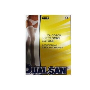 Dual Sanitaly Dualsan Coscia Calza antitrombo in cotone compressione graduata taglia 1