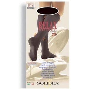 SOLIDEA BY CALZIFICIO PINELLI Solidea Relax 70 den Gambaletto unisex compressione graduata tg.3 blu