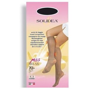 SOLIDEA BY CALZIFICIO PINELLI Solidea Miss Relax 70 denari sheer nero Gambaletto taglia 3-L 1 paio