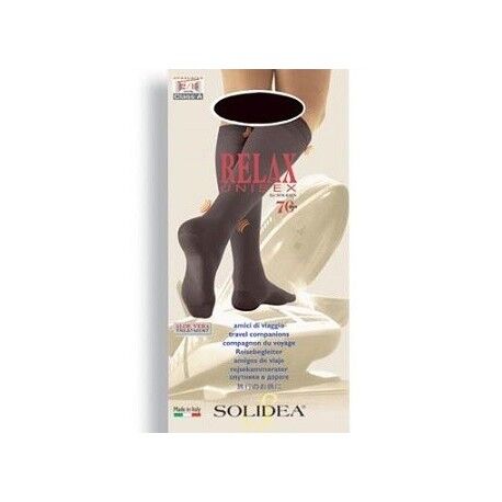 SOLIDEA BY CALZIFICIO PINELLI Solidea Relax 70 den Gambaletto unisex compressione graduata tg.3 blu