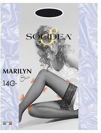 SOLIDEA BY CALZIFICIO PINELLI Solidea Marilyn 140 Sheer Calza autoreggente compressione graduata nero taglia 1