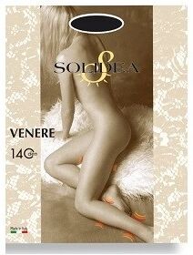 SOLIDEA BY CALZIFICIO PINELLI Solidea Venere 140 Collant 140 den tuttonudo a maglia liscia tg. 2 sabbia