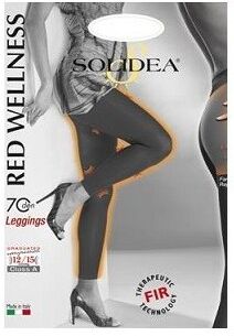 SOLIDEA BY CALZIFICIO PINELLI Solidea Red Wellness 70 Leggins Nero Tg. 2