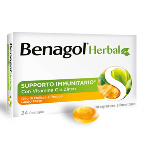RECKITT BENCKISER H.(IT.) SPA Benagol Herbal 24 Pastiglie  Miele
