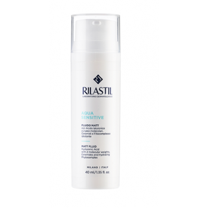 Rilastil Aqua Sensitive - Fluido Matt idratante pelle mista e impura 40 ml