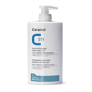 Ceramol 311 olio detergente viso corpo per pelle secca sensibile 400 ml