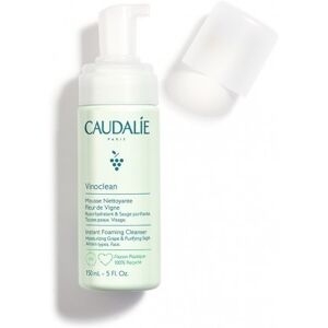 Caudalie Vinoclean Schiuma Mousse detergente viso senza sapone Fleur de Vigne 150 ml