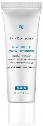 SKINCEUTICALS Glycolic 10 Renew Overnight trattamento viso rigenerante notte 50 ml