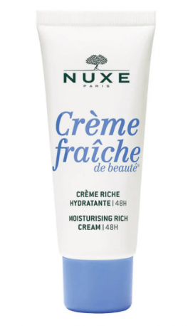 NUXE Creme Fraiche Crema viso idratante e rimpolpante RICCA 48 ore pelle secca 30 ml